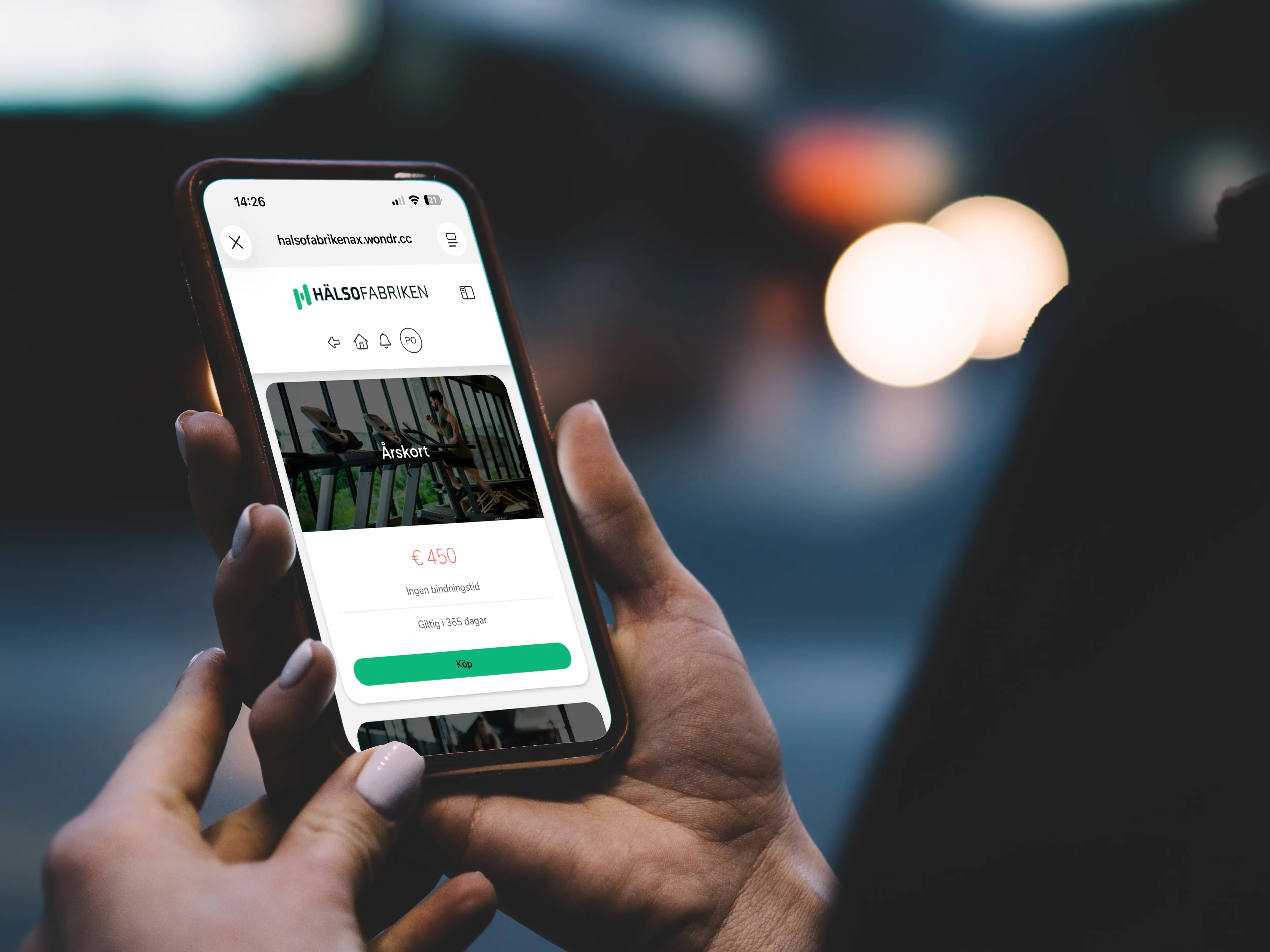 HÄLSOFABRIKENS GYMKORT